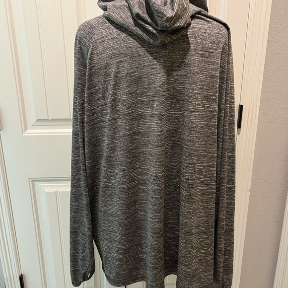 #788. Longhorn Apparel Lightweight Performance Gray Hoodie. Size 2XL - Picture 4 of 9